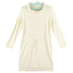 Splendid Women's Cowl Neck Pullover Oat Soft Fleece Dress Sz XL NWT $148.00